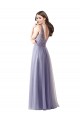 Discount Sweetheart Tulle Bridesmaid Dress with Fully Embroidered V-Neck Bodice UK