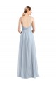 Discount Spaghetti Straps V-Neck Slim A-Line Tulle Bridesmaid Dress UK