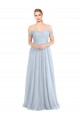 Discount Sweetheart Neckline Off the Shoulder Tulle Bridesmaid Dress UK