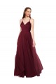 Discount Beach-inspired Sweetheart Tulle Long Bridesmaid Dress UK