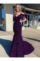 Discount Cold Shoulder Sleeveless Long Court Train Velvet Sequin Prom Dress UK
