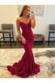 Discount Sweetheart Sleeveless Long Sweep Train Velvet Sequin Prom Dress UK
