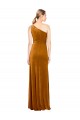 Discount Sleek One Shoulder Long Formal Velvet Bridesmaid Dress / Prom Dress UK