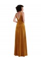 Discount Twist Front Cutout Velvet Maxi Bridesmaid Dress / Prom Dress with Pockets UK