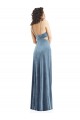 Discount Spaghetti Strap Long Full Length Formal Velvet Maxi Bridesmaid Dress / Prom Dress UK