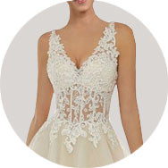 Discount V-Neck Wedding Dresses UK